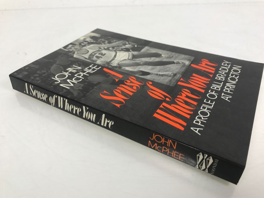 Paperback Book 'A Sense Of Where You Are' A Profile Of Bill Bradley At Princeton By John McPhee Eighth Printing 1991 [Photo 2]