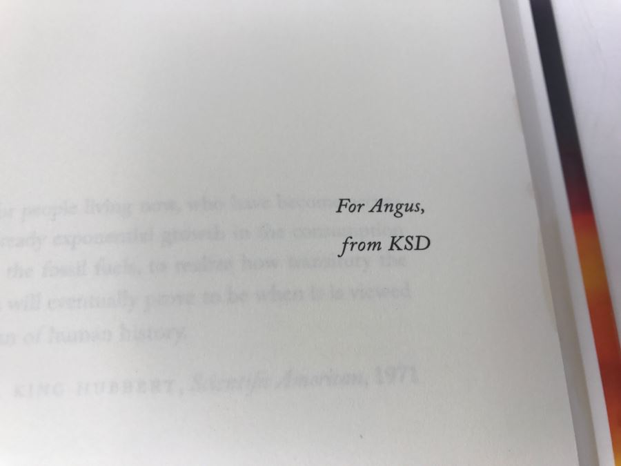 Hardcover Book 'When Oil Peaked' By Kenneth S. Deffeyes First Edition 2010 [Photo 5]