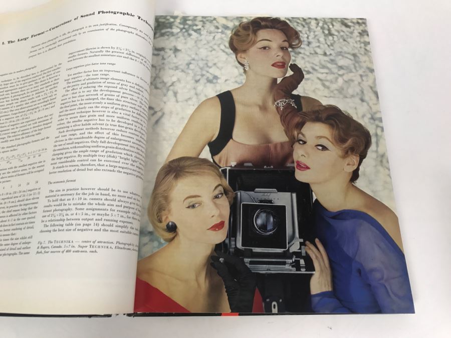 Hardcover Book 'Linhof Practice An Introduction To Linhof Cameras, Their Accessories, And Photographic Technique' Second Edition 1959