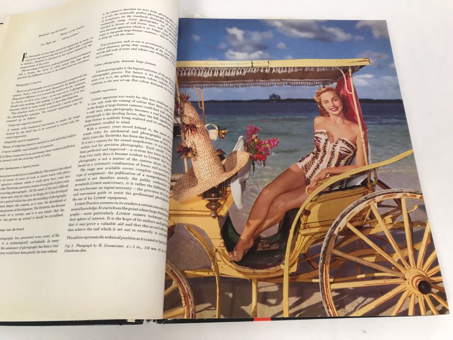 Hardcover Book 'Linhof Practice An Introduction To Linhof Cameras, Their Accessories, And Photographic Technique' Second Edition 1959 [Photo 9]