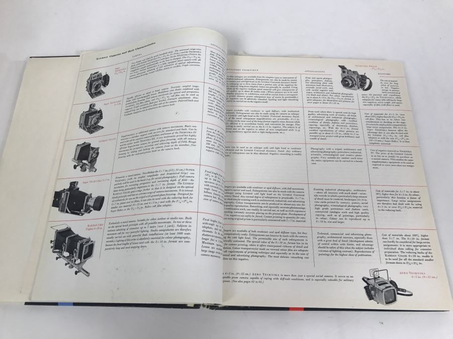 Hardcover Book 'Linhof Practice An Introduction To Linhof Cameras, Their Accessories, And Photographic Technique' Second Edition 1959 [Photo 11]