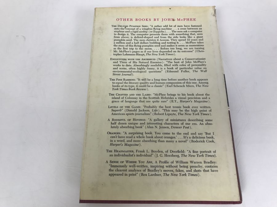 Hardcover Book 'The Curve Of Binding Energy A Journey Into The Awesome And Alarming World Of Theodore B. Taylor' Second Printing 1977 Hand Signed By John McPhee See Details [Photo 4]