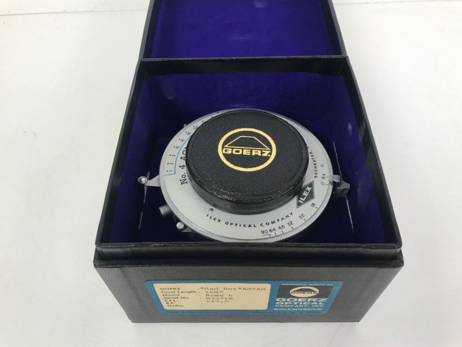 GOERZ Optical 'Red Dot' Artar 16 1/2' Acme 4 Mount Kollmorgen With Box [Photo 2]