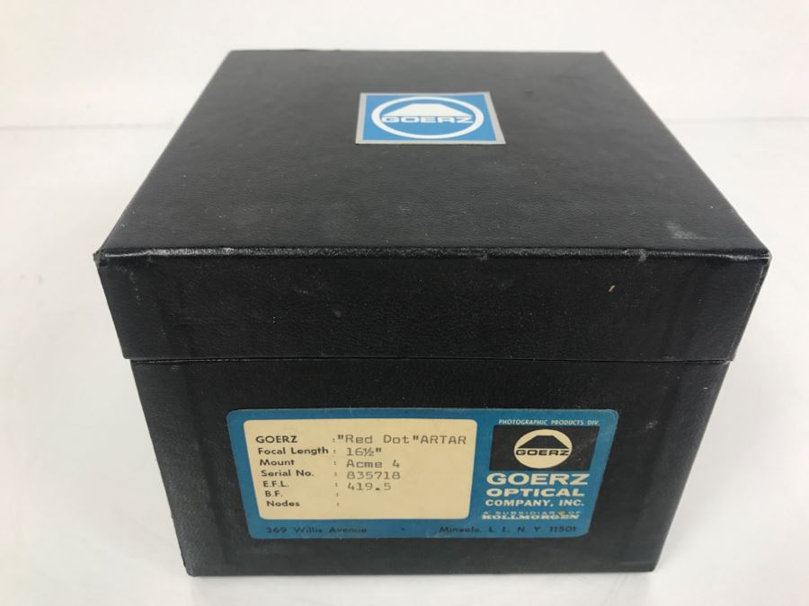 GOERZ Optical 'Red Dot' Artar 16 1/2' Acme 4 Mount Kollmorgen With Box [Photo 3]