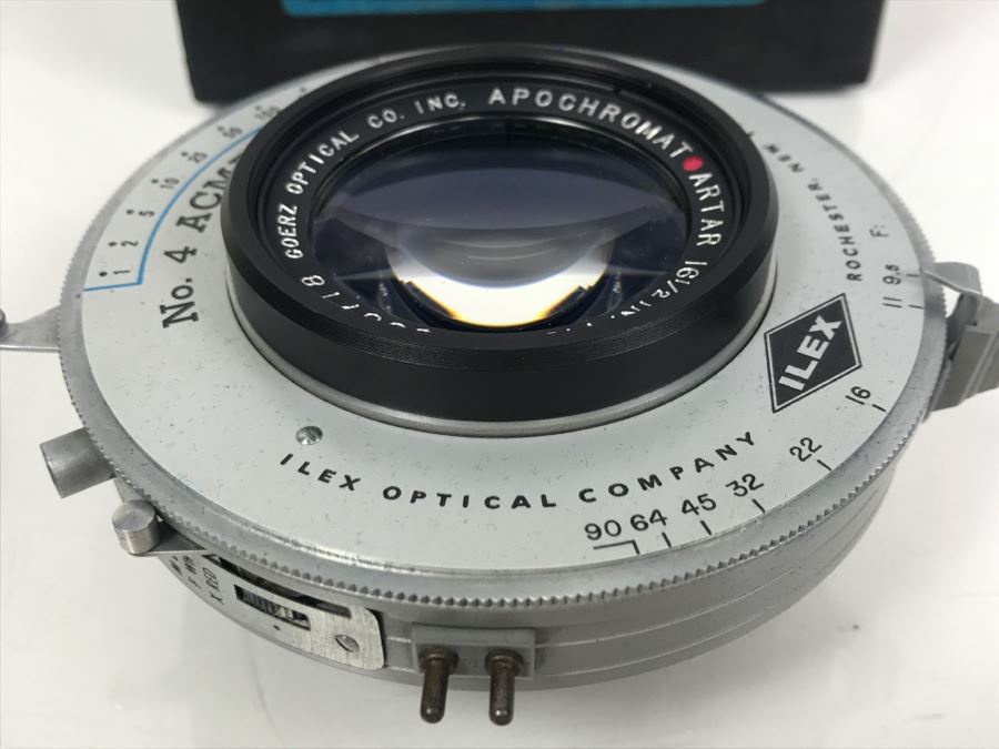 GOERZ Optical 'Red Dot' Artar 16 1/2' Acme 4 Mount Kollmorgen With Box [Photo 9]