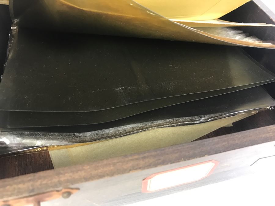 (2) Vintage Wooden Boxes Filled With Negatives And Photographs From Kenneth S. Deffeyes Princeton PhD Geologist [Photo 25]