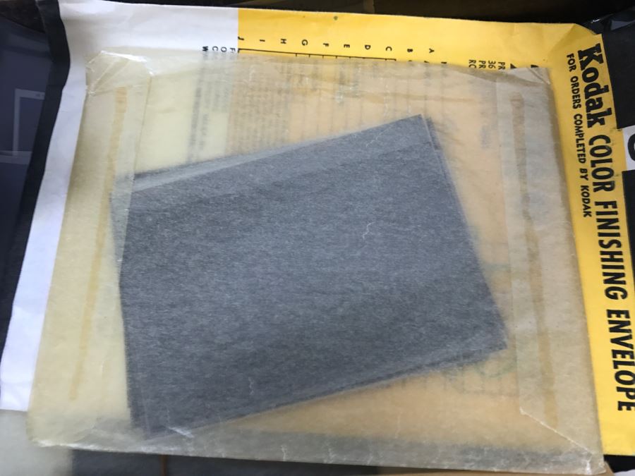 (2) Vintage Wooden Boxes Filled With Negatives And Photographs From Kenneth S. Deffeyes Princeton PhD Geologist [Photo 10]