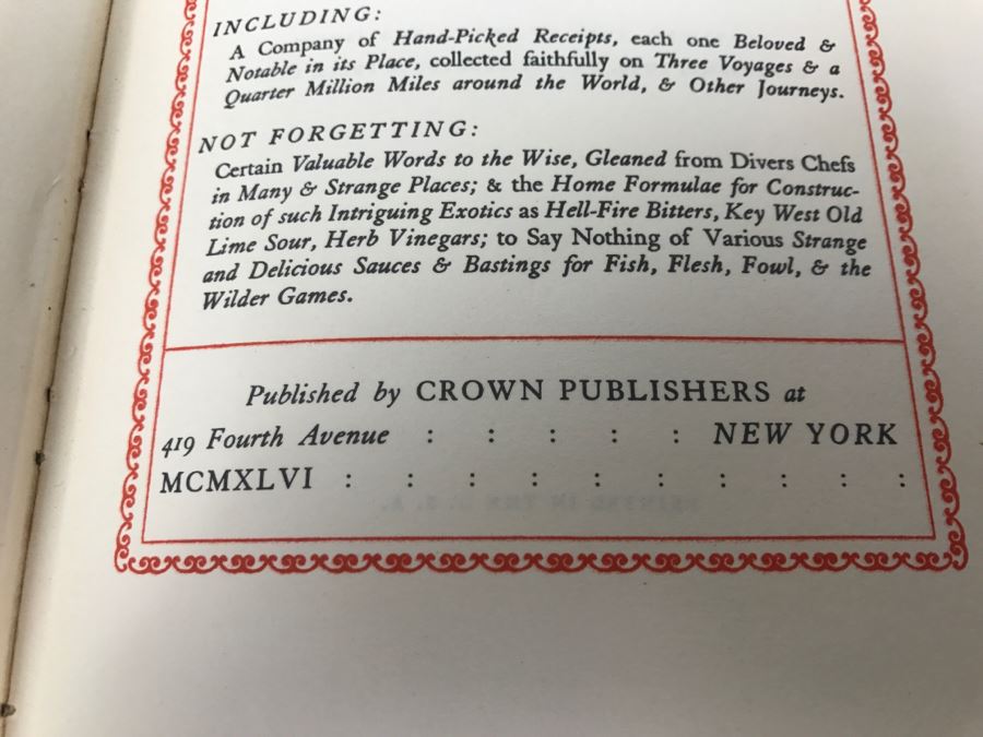Pair Of Vintage 1946 Leatherbound Books The Gentleman's Companion Being An Exotic Cookery Book And Being An Exotic Drinking Book [Photo 17]