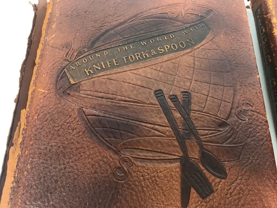 Pair Of Vintage 1946 Leatherbound Books The Gentleman's Companion Being An Exotic Cookery Book And Being An Exotic Drinking Book [Photo 5]