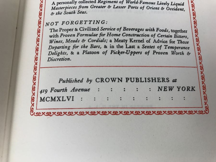 Pair Of Vintage 1946 Leatherbound Books The Gentleman's Companion Being An Exotic Cookery Book And Being An Exotic Drinking Book [Photo 13]