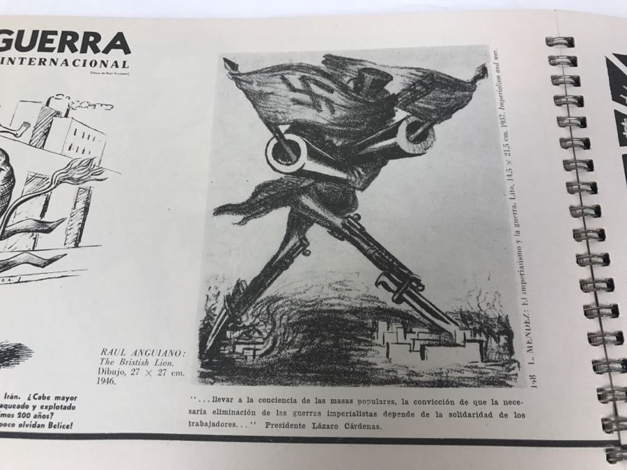 Important Book 1949 TGP MEXICO The Workshop For Popular Graphic Art A Record Of Twelve Years Of Collective Work With (5) Original Hand Signed Engravings By Zalce, Beltran, Ledesma, Mora And Merida - Hannes Meyer - See All Photos Estimate $1,000 [Photo 35]