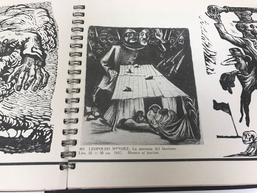 Important Book 1949 TGP MEXICO The Workshop For Popular Graphic Art A Record Of Twelve Years Of Collective Work With (5) Original Hand Signed Engravings By Zalce, Beltran, Ledesma, Mora And Merida - Hannes Meyer - See All Photos Estimate $1,000 [Photo 28]