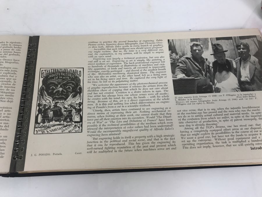 Important Book 1949 TGP MEXICO The Workshop For Popular Graphic Art A Record Of Twelve Years Of Collective Work With (5) Original Hand Signed Engravings By Zalce, Beltran, Ledesma, Mora And Merida - Hannes Meyer - See All Photos Estimate $1,000 [Photo 10]