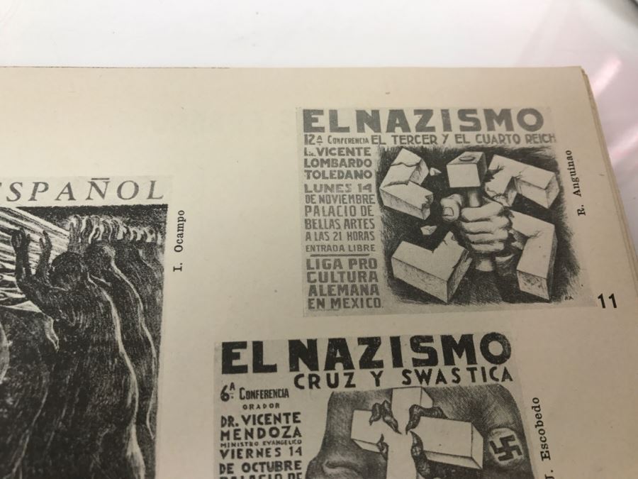 Important Book 1949 TGP MEXICO The Workshop For Popular Graphic Art A Record Of Twelve Years Of Collective Work With (5) Original Hand Signed Engravings By Zalce, Beltran, Ledesma, Mora And Merida - Hannes Meyer - See All Photos Estimate $1,000 [Photo 20]
