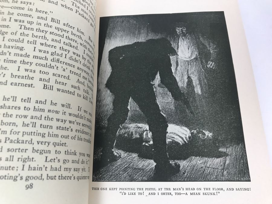 The Adventures Of Huckleberry Finn Hardcover Book By Mark Twain Illustrated By Worth Brehm Harper & Brothers Publishers 1923 By The Mark Twain Company [Photo 7]