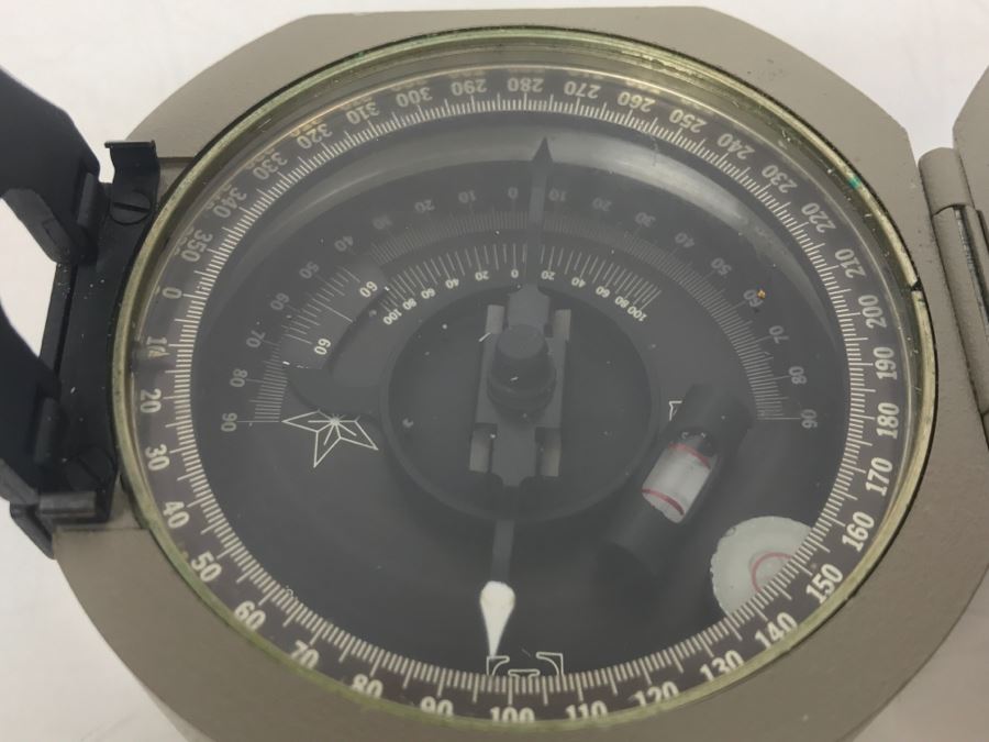 The Brunton Company International Model Pocket Transit With Leather Case Retails For $429 W/O Case [Photo 13]