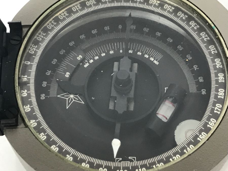 The Brunton Company International Model Pocket Transit With Leather Case Retails For $429 W/O Case [Photo 15]