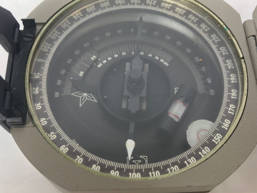 The Brunton Company International Model Pocket Transit With Leather Case Retails For $429 W/O Case [Photo 14]