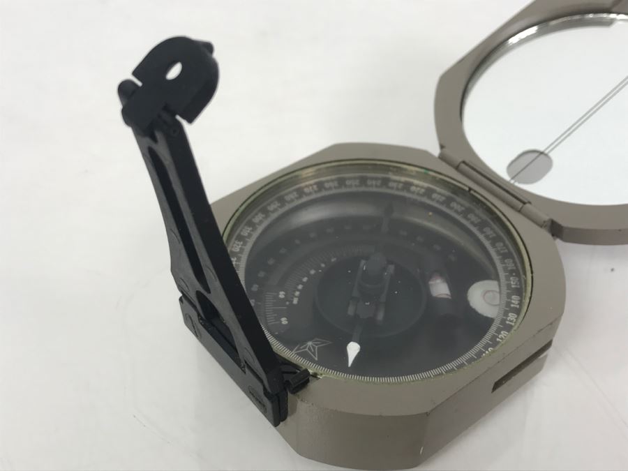 The Brunton Company International Model Pocket Transit With Leather Case Retails For $429 W/O Case [Photo 11]