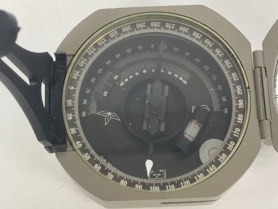 The Brunton Company International Model Pocket Transit With Leather Case Retails For $429 W/O Case [Photo 16]