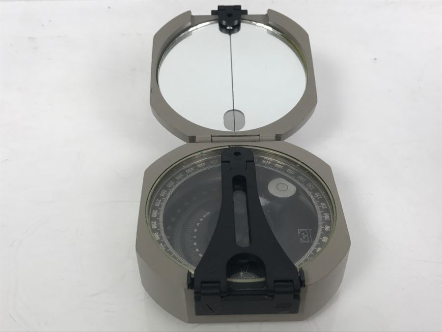 The Brunton Company International Model Pocket Transit With Leather Case Retails For $429 W/O Case [Photo 4]