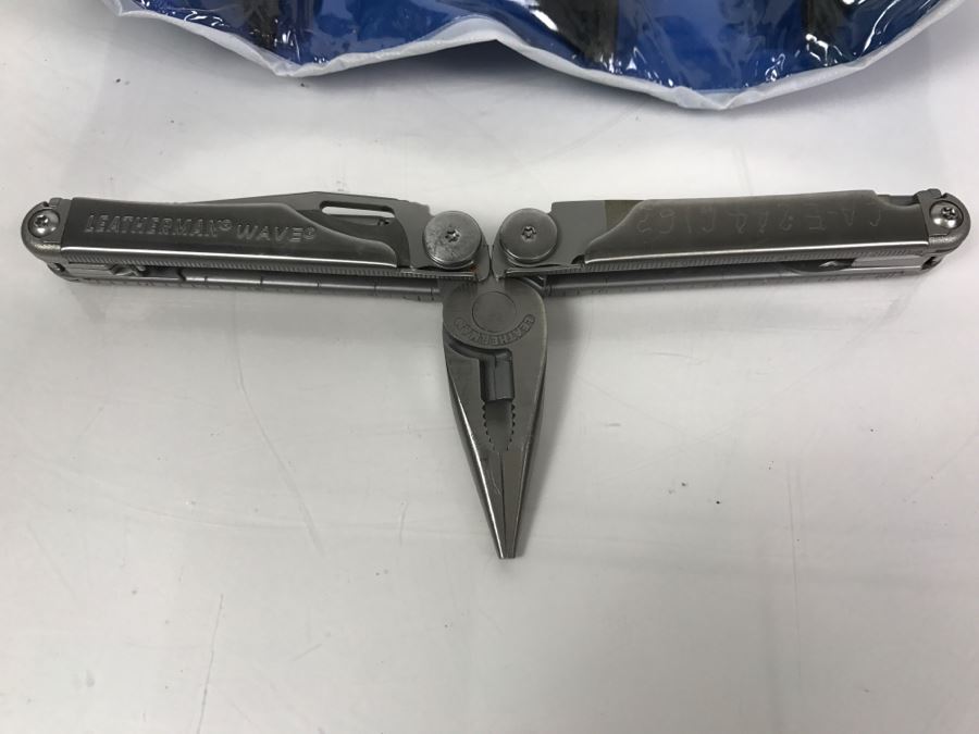 Leatherman Wave With Set Of Pittsburgh 3 Piece Aviation Snip Set Tools [Photo 5]