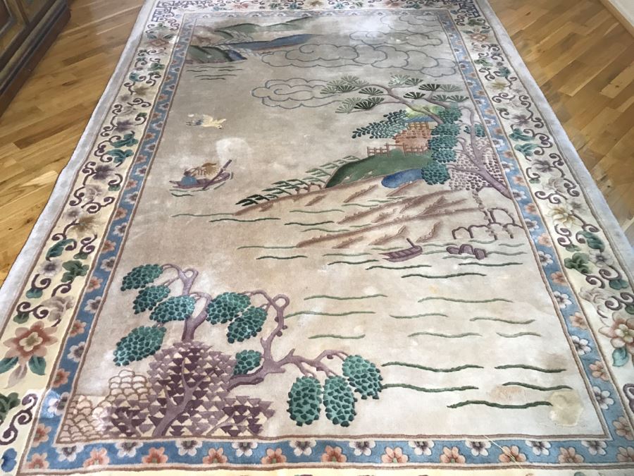 Hand Knotted 100% Wool Pile Chinese Oriental Rug 5/8' Wool Pile By Pagoda [Photo 5]