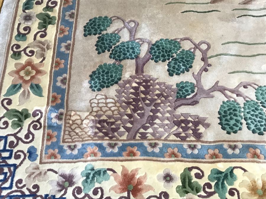 Hand Knotted 100% Wool Pile Chinese Oriental Rug 5/8' Wool Pile By Pagoda [Photo 9]