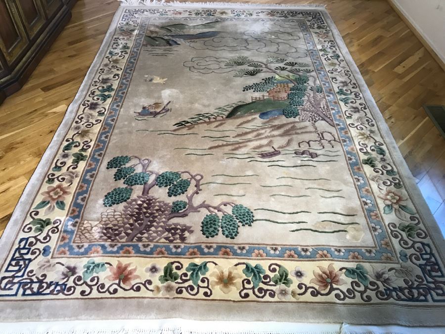 Hand Knotted 100% Wool Pile Chinese Oriental Rug 5/8' Wool Pile By Pagoda [Photo 4]