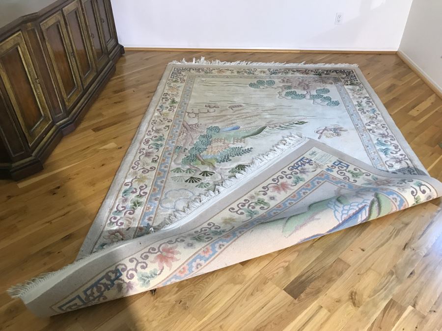 Hand Knotted 100% Wool Pile Chinese Oriental Rug 5/8' Wool Pile By Pagoda [Photo 11]