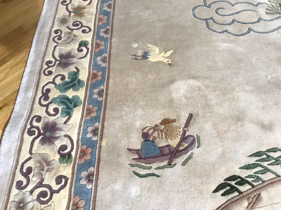 Hand Knotted 100% Wool Pile Chinese Oriental Rug 5/8' Wool Pile By Pagoda [Photo 7]