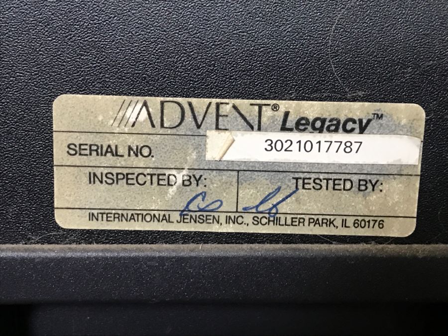 Pair Of ADVENT Legacy Speakers International Jensen Both Bass Woofers Need Foam Replaced [Photo 12]