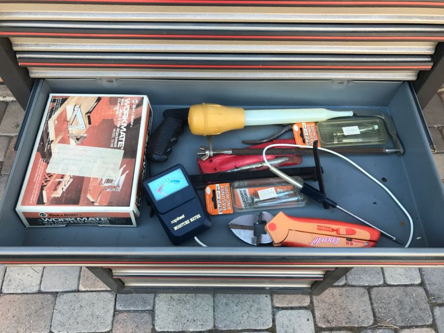 CRAFTSMAN Rolling Metal Tool Cabinet Box Loaded With Tools Including CRAFTSMAN Tools See All Photos [Photo 35]