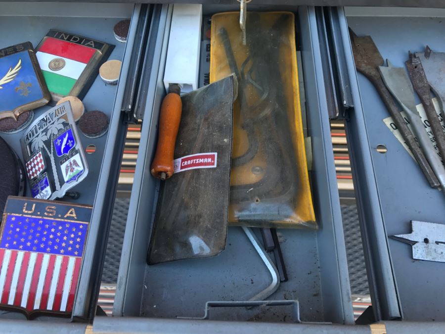 CRAFTSMAN Rolling Metal Tool Cabinet Box Loaded With Tools Including CRAFTSMAN Tools See All Photos [Photo 24]