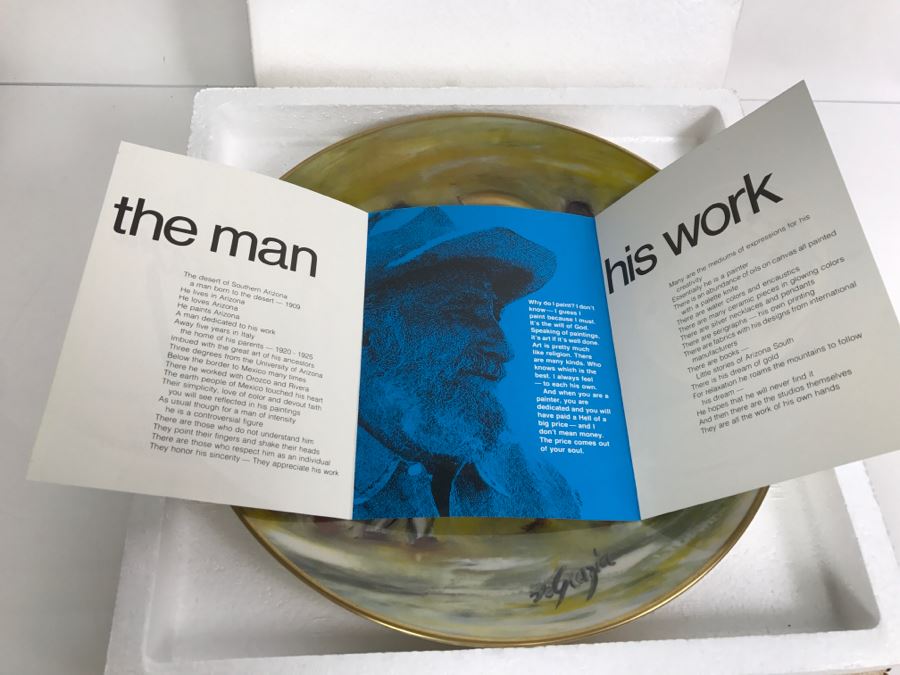 Vintage 1976 De Grazia Limited Edition Plate Gorham 'Los Ninos - Children Of The World' [Photo 17]