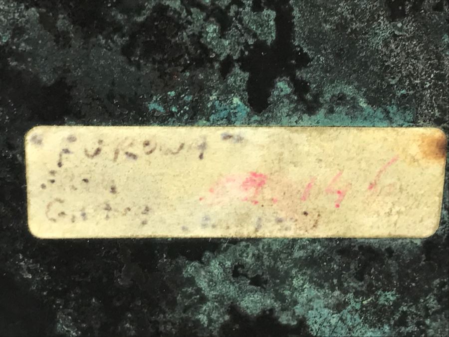 Vintage 'Forowa' From Ashanti West Africa Shea Butter Container Vessel Hammered Bronze Brass [Photo 17]