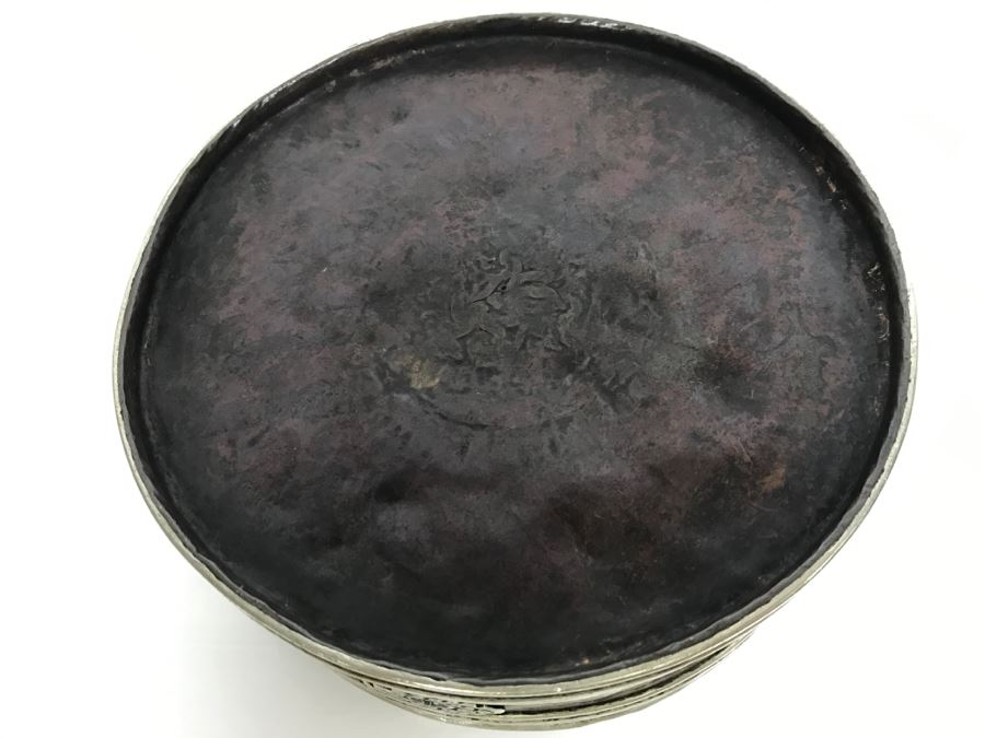 Vintage Tibetan Yak Butter Container Signed [Photo 11]