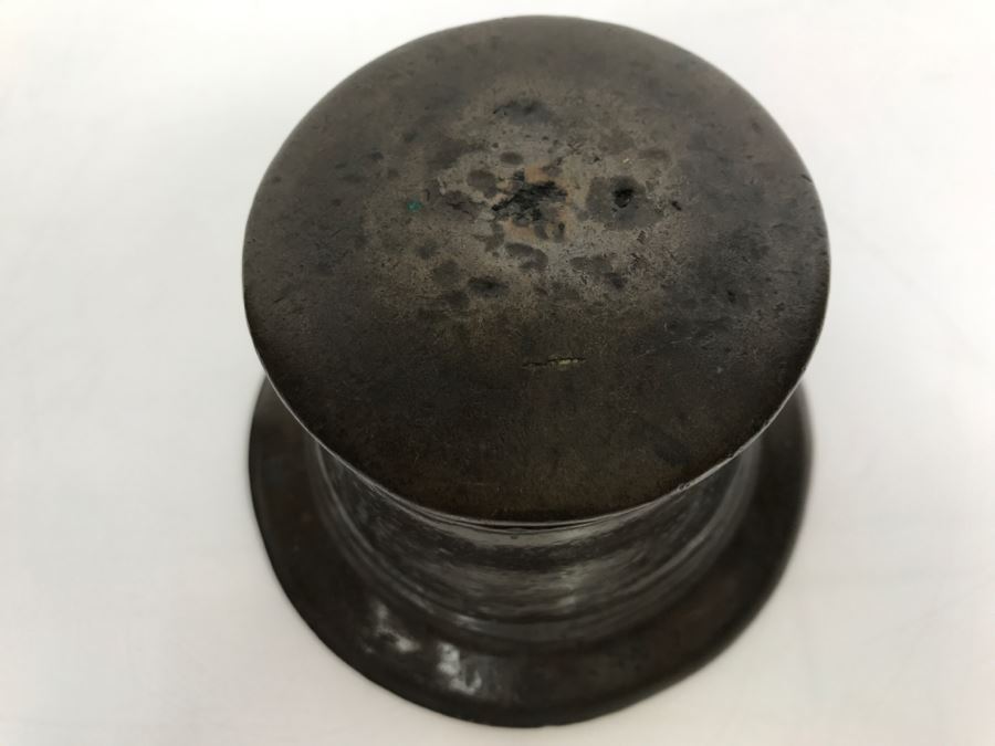 Antique Spanish Bronze Mortar Weighs 970g [Photo 12]