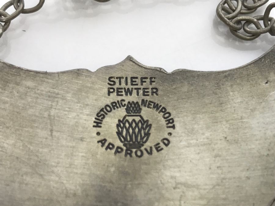 Engraved Liquor Decanter Tags Labels (8) Liquor Decanter Liquour Tags (5) Stieff Pewter Bourbon Vodka Brandy Sherry Gin [Photo 10]