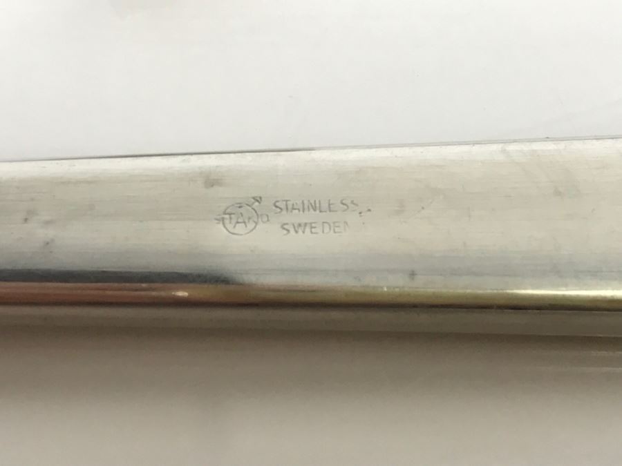 Vintage Stako Mid-Century Sweden Stainless Fork And Spoon Set [Photo 10]