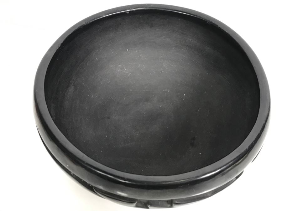 Native American Carved Black Bowl [Photo 13]