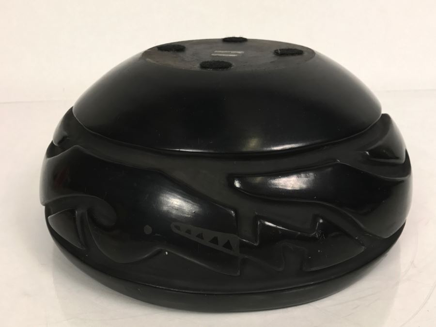 Native American Carved Black Bowl [Photo 17]