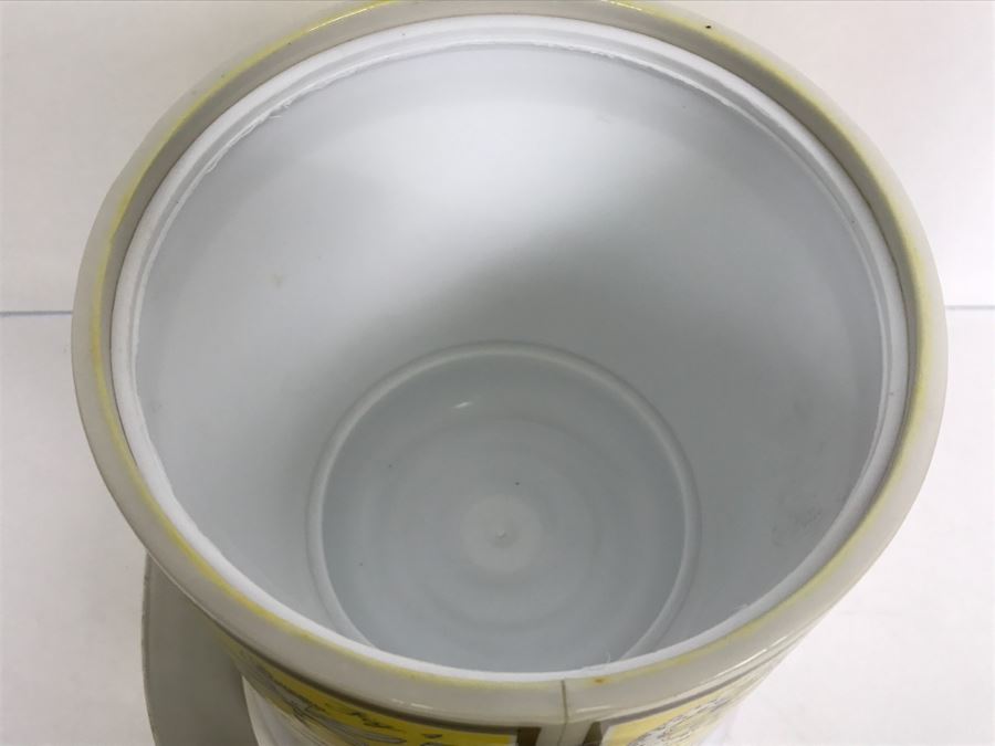 Vintage Anatomy Of A Lemon Ice Bucket With Slight Crack In Top Of Lid [Photo 10]
