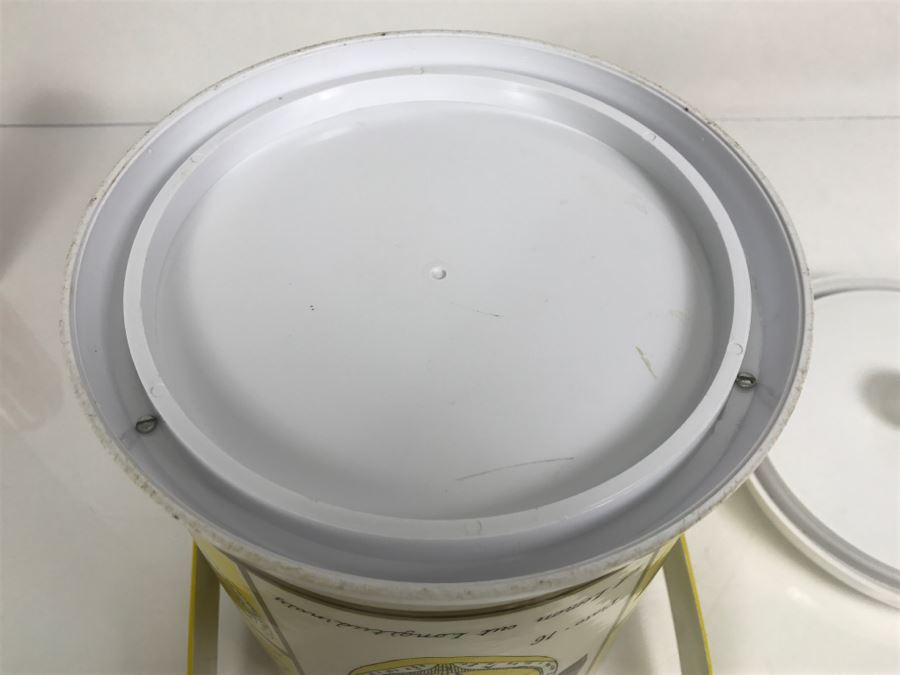 Vintage Anatomy Of A Lemon Ice Bucket With Slight Crack In Top Of Lid [Photo 14]