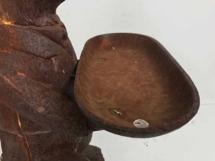 Heavy Cast Iron Rabbit Garden Bird Bath [Photo 8]