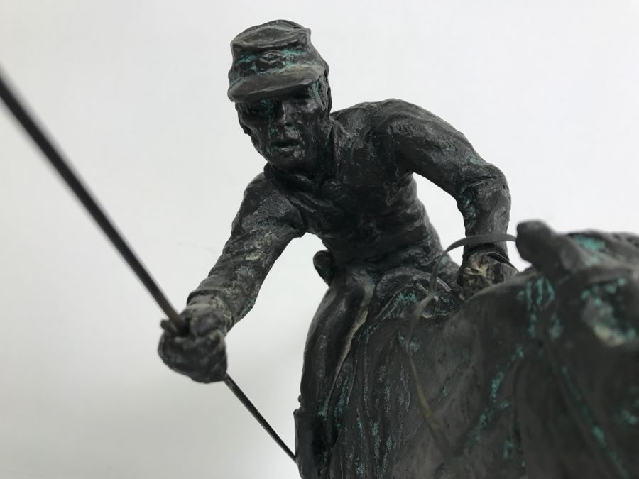 Vintage 1970 Polybronze Sculpture 'Save The Colors' By Thomas Holland With Certificate Of Authenticity 43 Of 350 [Photo 25]