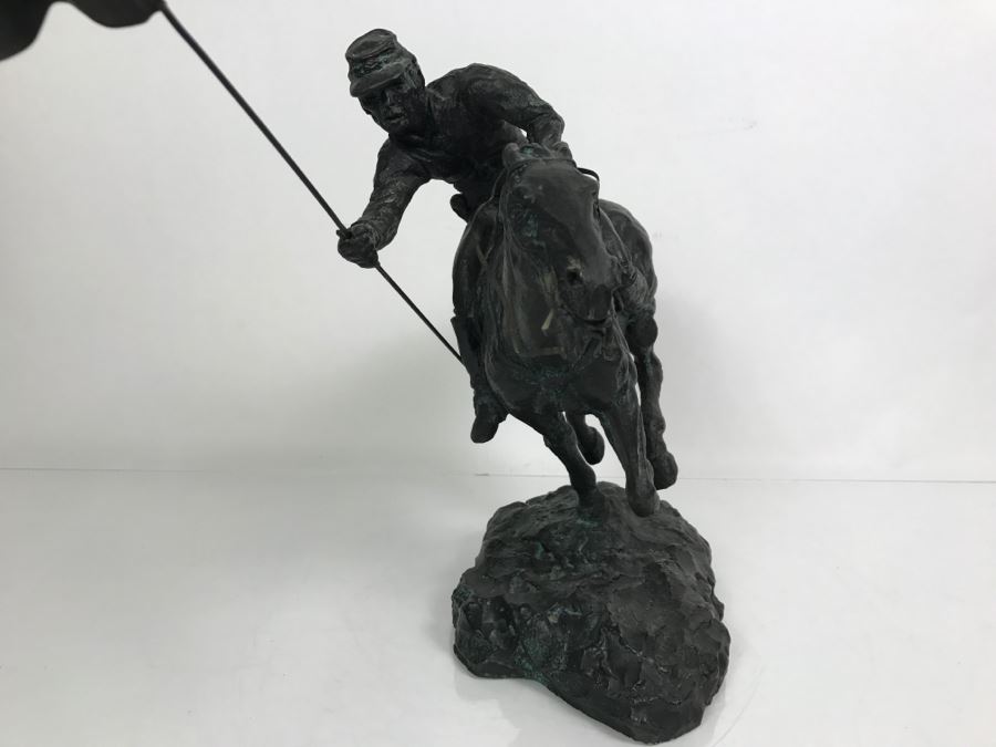 Vintage 1970 Polybronze Sculpture 'Save The Colors' By Thomas Holland With Certificate Of Authenticity 43 Of 350 [Photo 23]