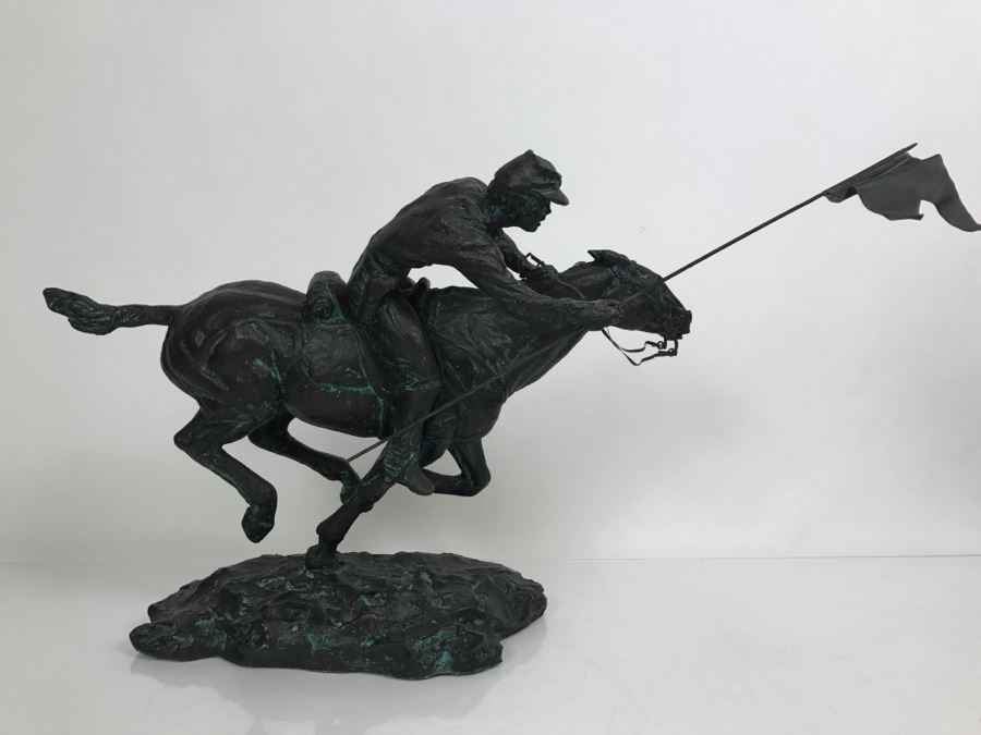 Vintage 1970 Polybronze Sculpture 'Save The Colors' By Thomas Holland With Certificate Of Authenticity 43 Of 350 [Photo 17]