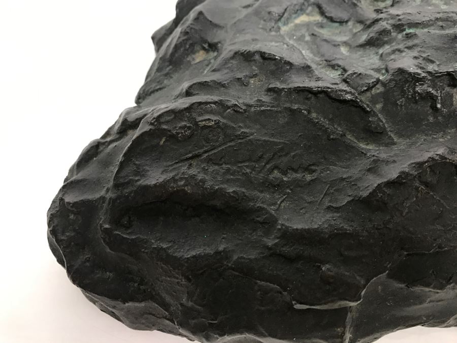 Vintage 1970 Polybronze Sculpture 'Save The Colors' By Thomas Holland With Certificate Of Authenticity 43 Of 350 [Photo 8]