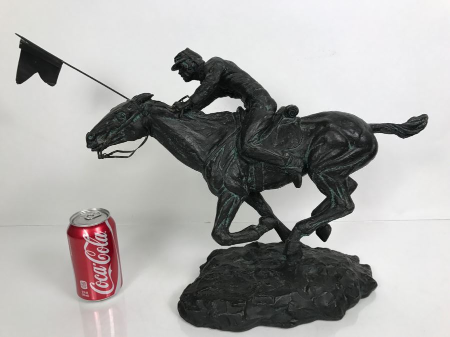 Vintage 1970 Polybronze Sculpture 'Save The Colors' By Thomas Holland With Certificate Of Authenticity 43 Of 350 [Photo 3]